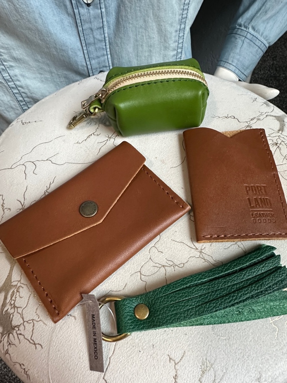PLG littles bundle dop key chain wallet tassel